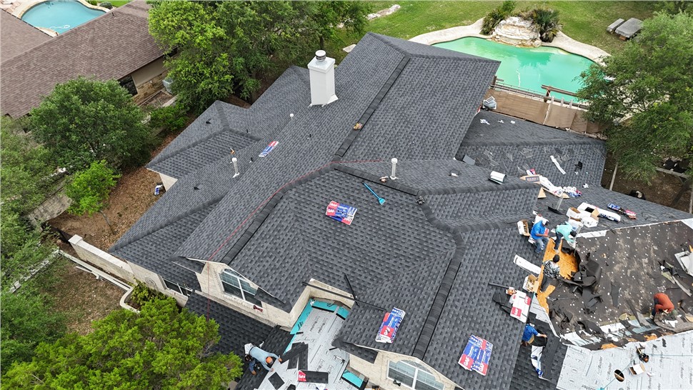 Roofing, Storm Damage Project in Leander, Texas by RoofCrafters Inc
