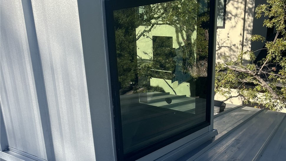 Completed custom metal roofing and architectural metal work in Austin TX by Roofcrafters