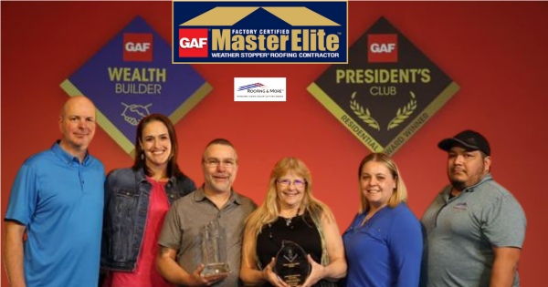 GAF president's club and master elite prize winners roofing and more