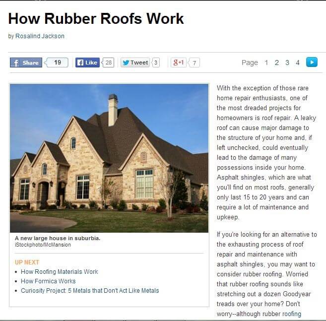 Northern Virginia Roofing Facts: Rubber Roofing Basics and Maintenance