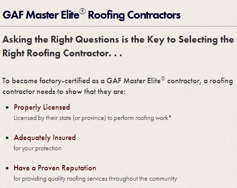 Importance of Hiring A GAF Master Elite Roofer in Alexandria