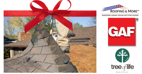 Roofing and More partners with GAF to deliver a free roof to a Tree of Life constituent in need