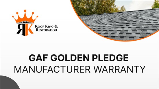 GAF Golden Pledge Manufacturer Warranty – Maximum Protection for Your Roof