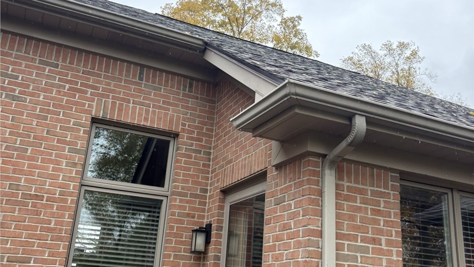 Gutters, Roofing Project in Farmersville, Ohio by Roof King & Restoration