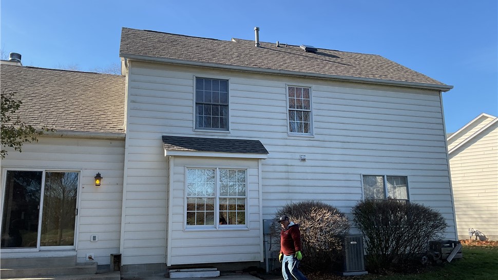 Gutters, Roofing, Siding Project in Lewis Center, Ohio by Roof King & Restoration