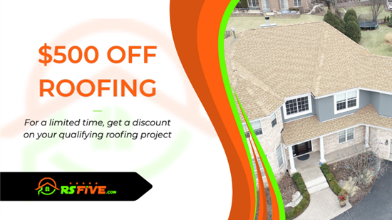 Get $500 off Roof Project for Limited Time