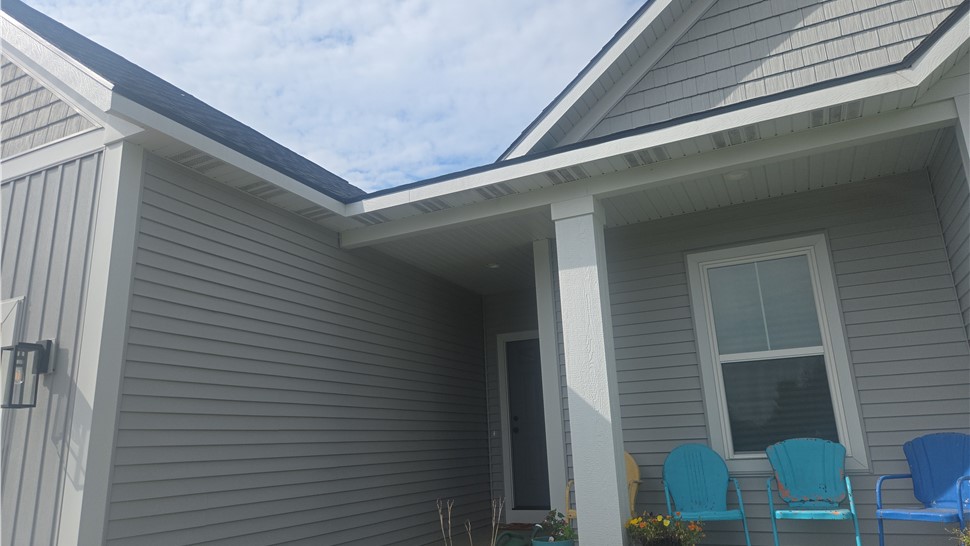 Gutters Project in Hudsonville, MI by Sharp Roofing