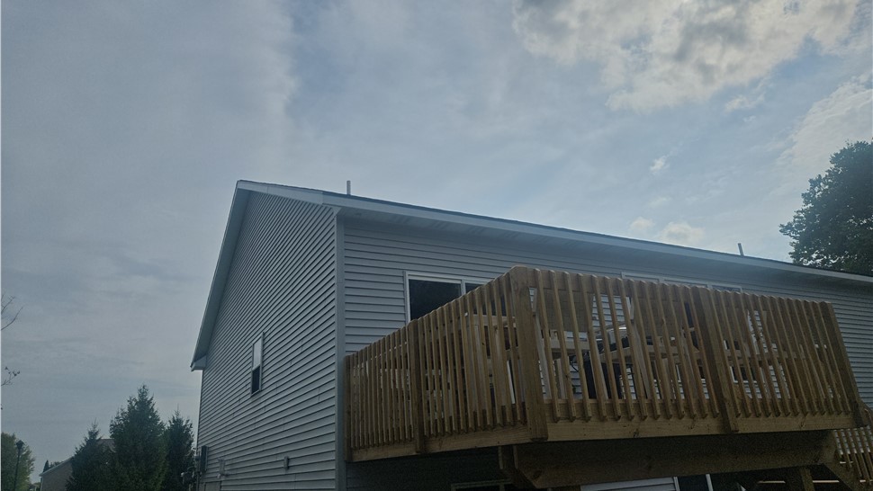 Gutters Project in Hudsonville, MI by Sharp Roofing