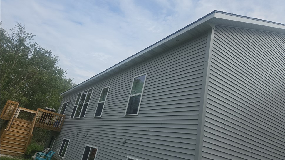 Gutters Project in Hudsonville, MI by Sharp Roofing