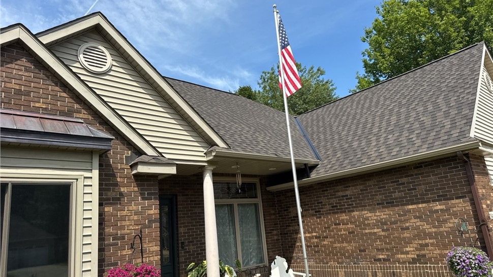 Gutters, Roofing Project in Holland, Michigan by Sharp Construction