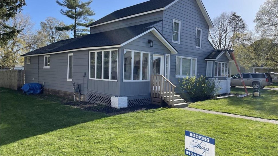 Roofing, Siding Project in Hopkins, Michigan by Sharp Construction