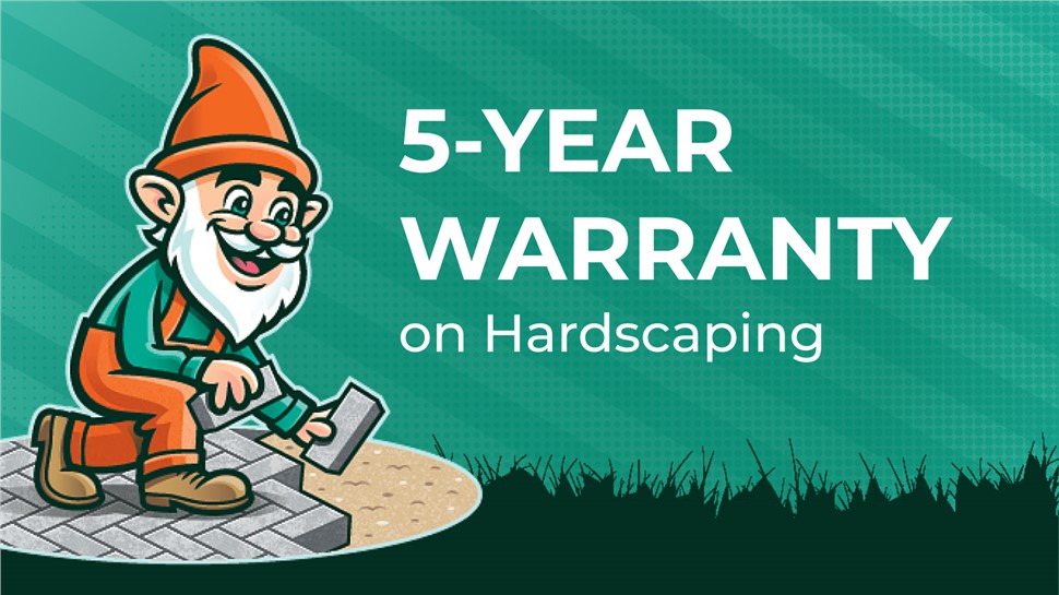 5-Yr Warranty on Hardscaping – Built to Last