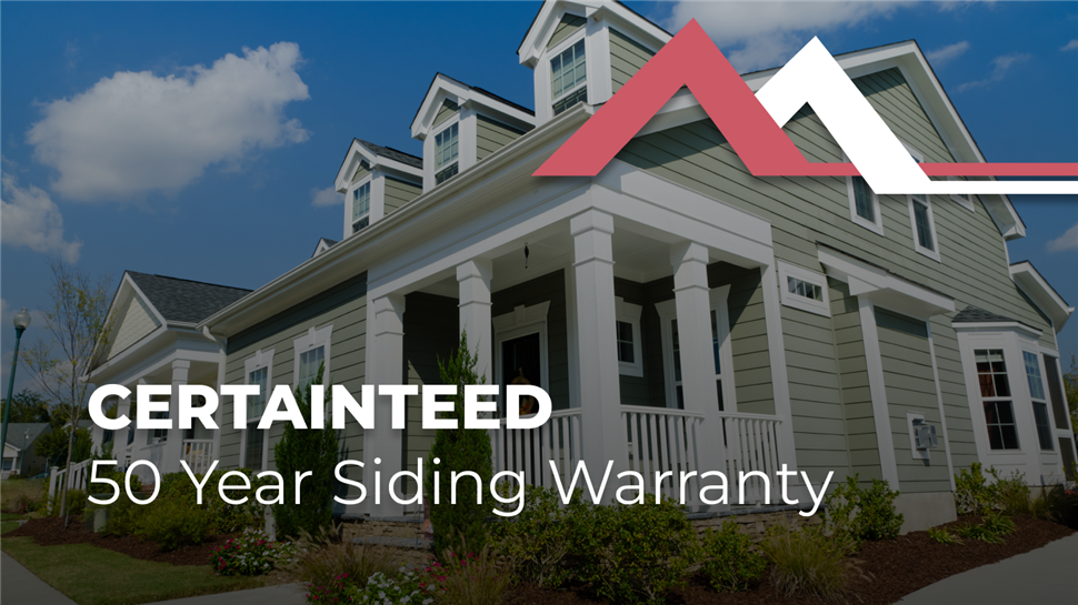 CertainTeed 50 Yr Siding Warranty