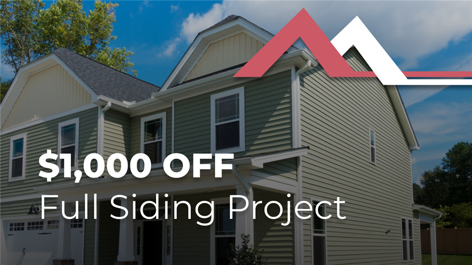 discount on siding