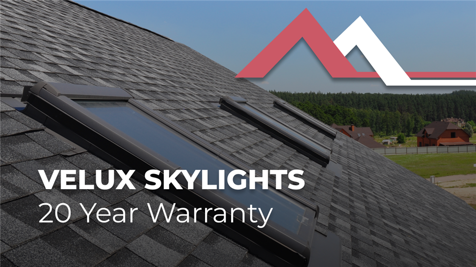 Velux Skylights 20 Year Warranty
