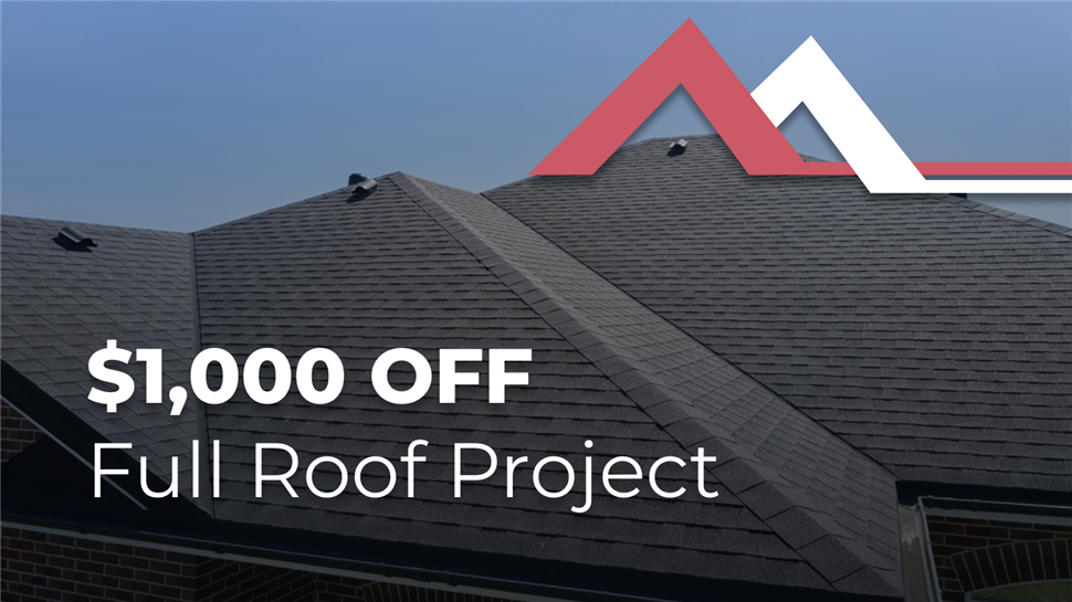 $1,000 Off Full Roof Project