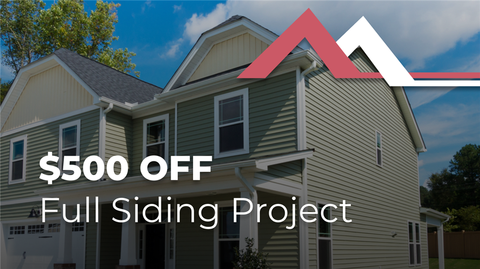 $500 Off Full Siding Project