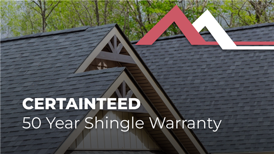 CertainTeed 50 yr Shingle Warranty