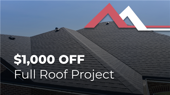 $1,000 Off Full Roof Project