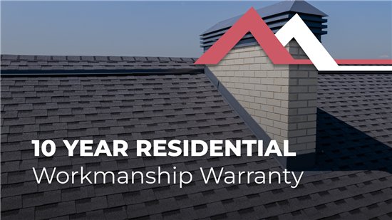 10-Year Residential Workmanship Warranty 