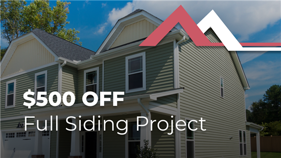 $500 Off Full Siding Project