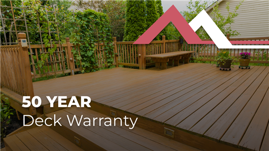 Trex and Deckarotors Deck Installation 50 Yr Warranties