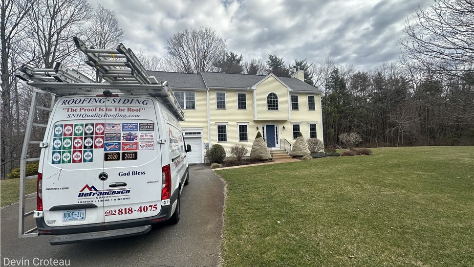 Roofing Project in Townsend, Massachusetts by DeFrancesco Quality Roofing & Siding