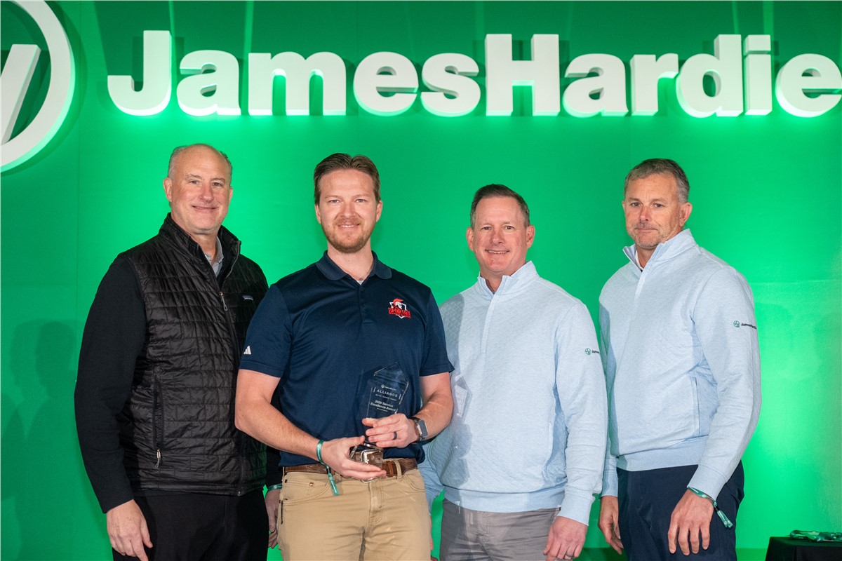 Spartan Roofing & Siding Honored with James Hardie Service Excellence Award at the James Hardie Summit