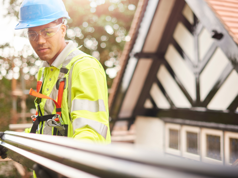 An image of gutter installations in San Antonio, TX.