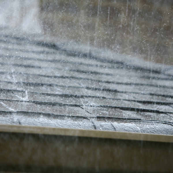 An image of tile roofing withstanding harsh weather conditions in San Antonio.