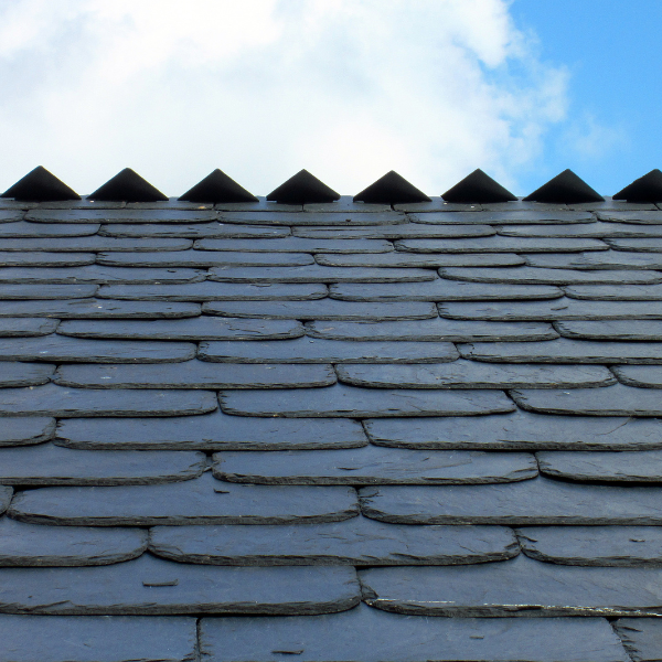 An image showing a durable, new slate roof in San Antonio, TX.