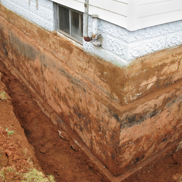 An image of a well-protected home foundation in San Antonio.
