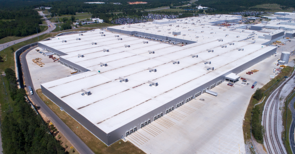An image showing commercial roofing services in Texas.