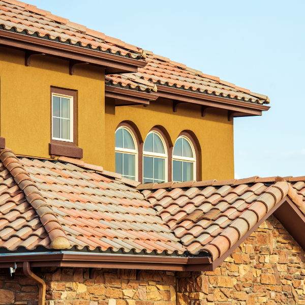 Image showing a luxury home with a slate roof.