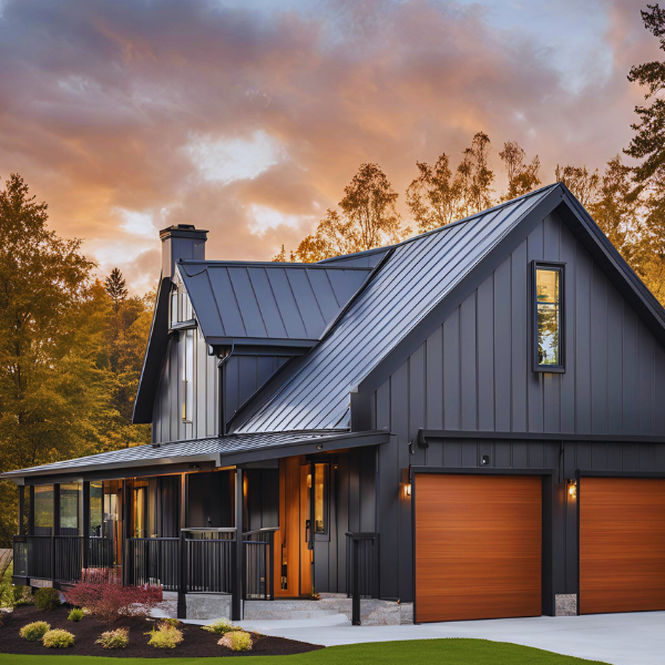 Picture of a home with newly installed, attractive metal siding in San Antonio.