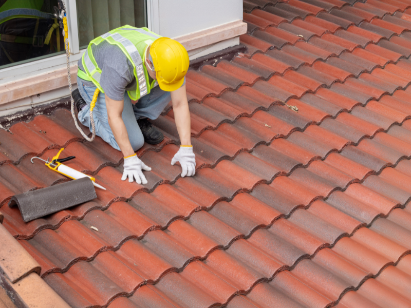 An image showing durable tile roofing on a San Antonio home. 