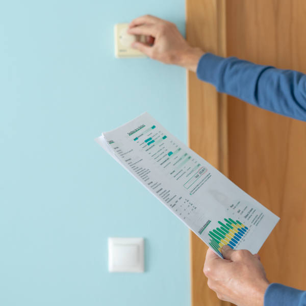 Homeowner experiencing lower energy bills after metal siding installation in San Antonio.