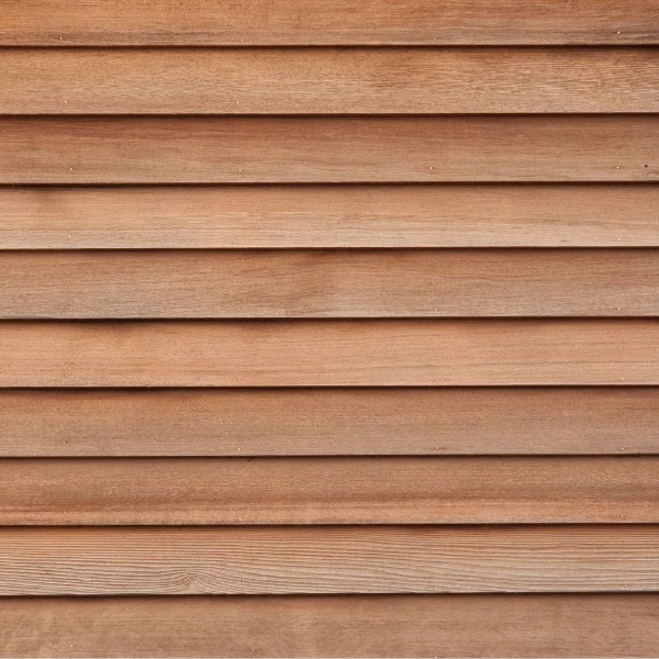 An image of wood siding. 