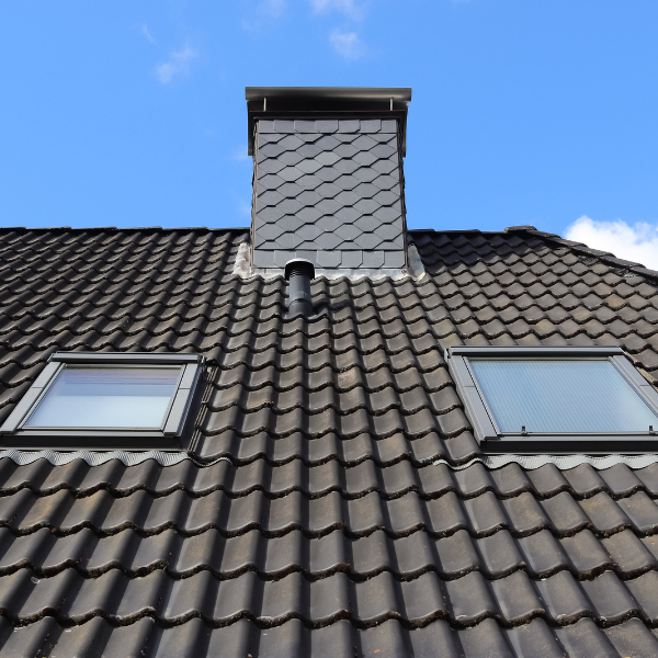 Image showing a luxury home with new tile roof in San Antonio.
