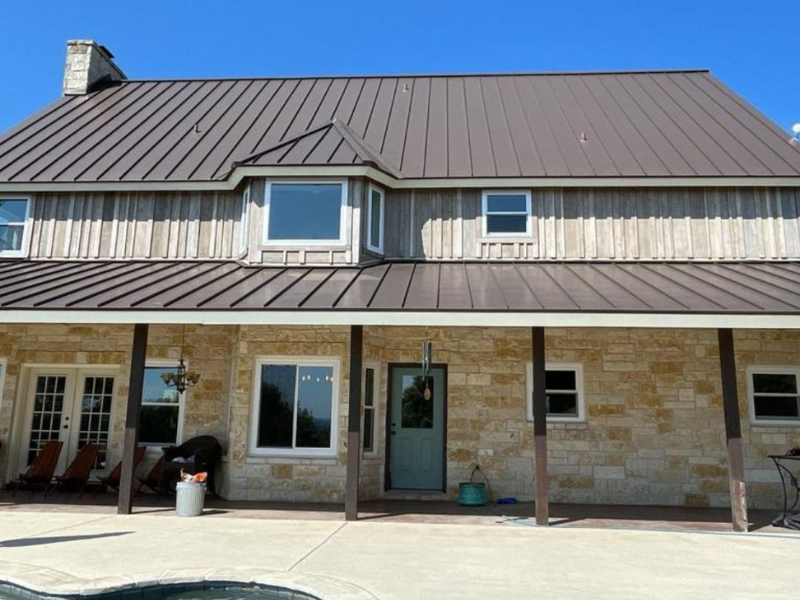 An image showing a roofing installation by Spartan Roofing &amp; Siding in San Antonio, TX.