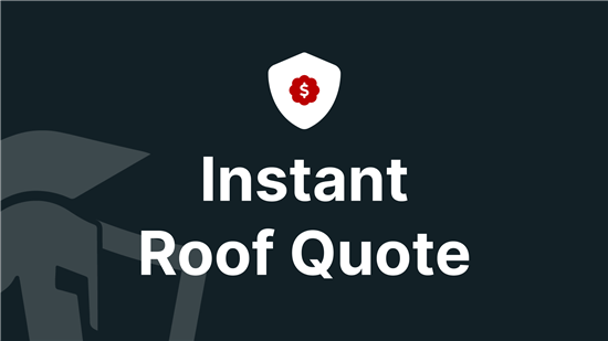 Roofing cost calculator showing instant price estimate for San Antonio, TX homeowners