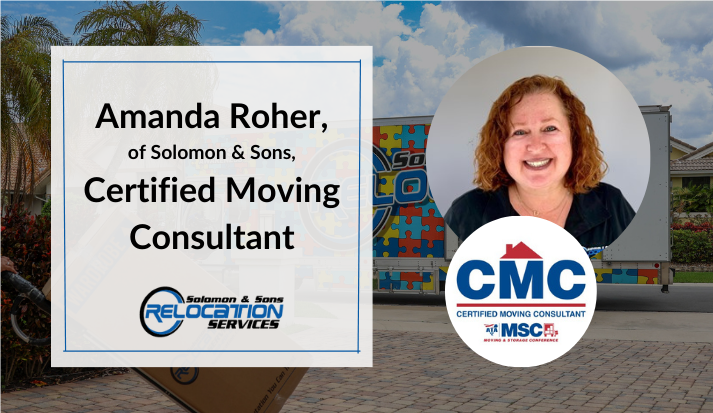 Amanda Roher of Solomon & Sons, Your Certified Moving Consultant