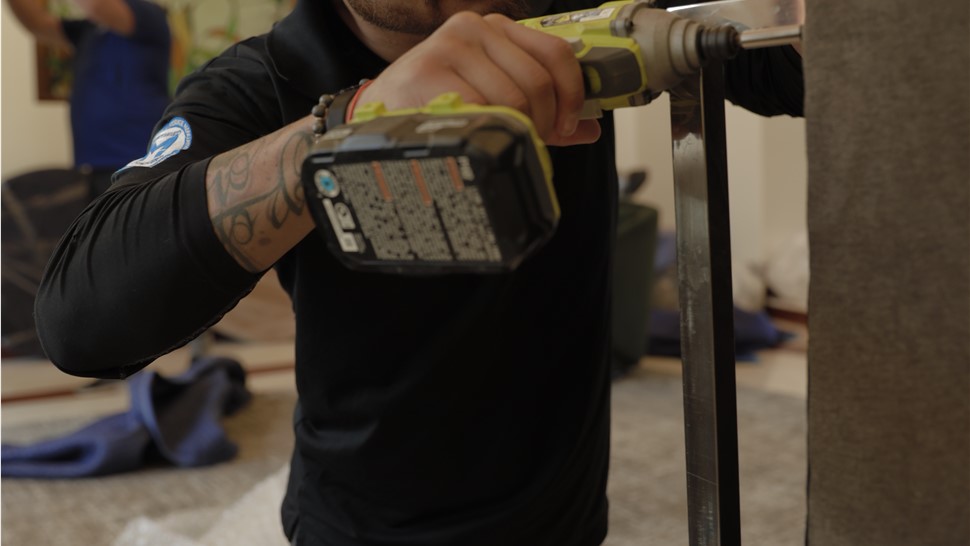 Installing commercial furniture after a move