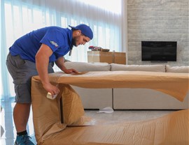 Custom crating for Fort Lauderdale household move.