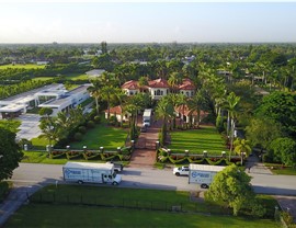 Aerial view of residential home