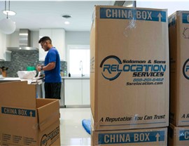 Packing up kitchen for South Florida home move