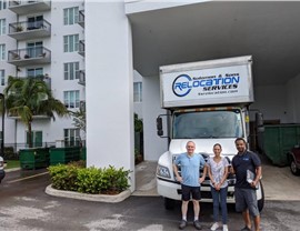 Miami Apartment Moving Crew with Solomon & Sons truck