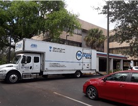 Solomon & Sons truck completing a Floridian Commercial Move