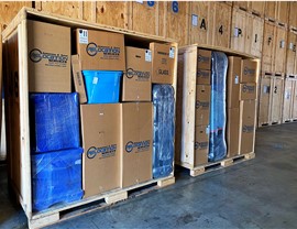 Warehouse packed by Miami Moving Company