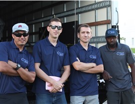 International Moving crew together